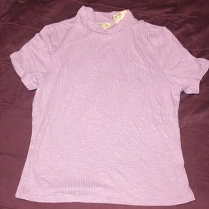 Lavender short sleeve top